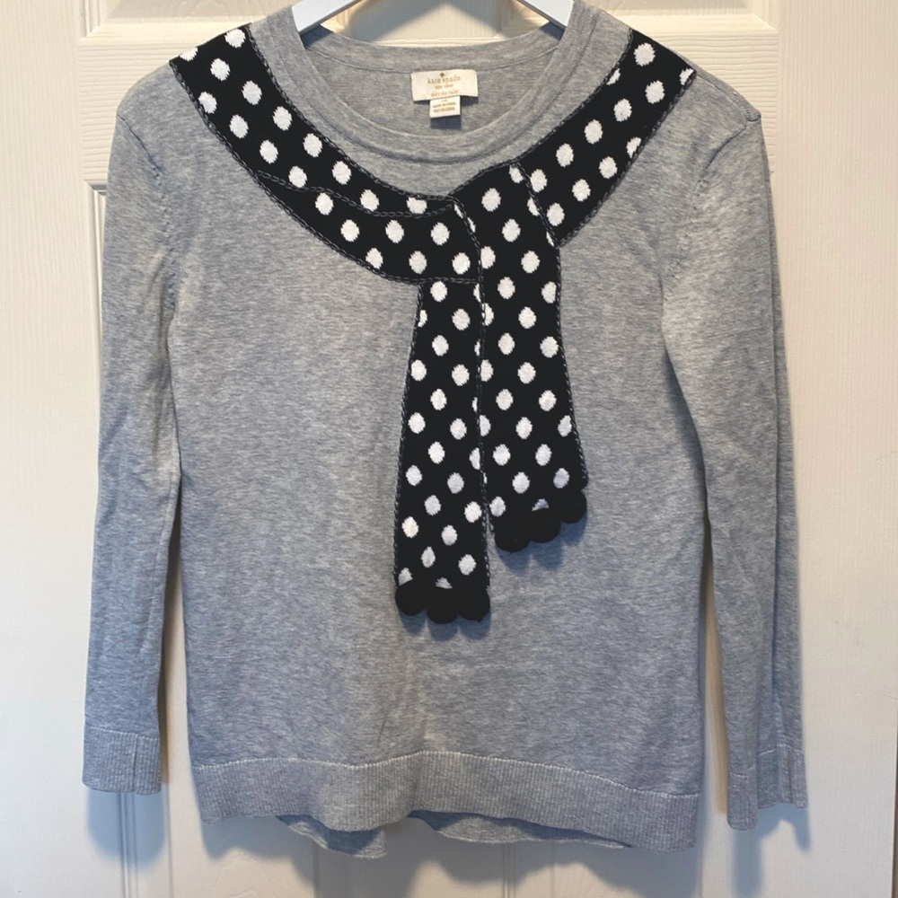Kate Spade Girls Trompe l’Oeil Sweater EUC
